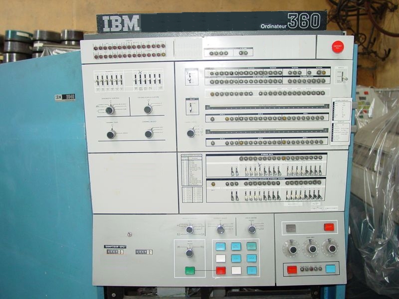 IBM 360/40 qui va être restauré
